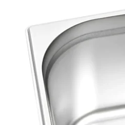 Gastronorm beholder 2 stk. GN 1/2 - Rustfrit stål | Størrelse: 200 mm Hot