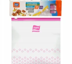 Madopbevaringsposer>Genanvendelige plastikposer med lynlås 3,5 l 10 stk.