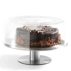 Tilbehør Til Madservering>Gennemsigtigt betræk til roterende kagefod - Hendi 523834