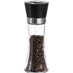 Krydderikværne>Glas peber- og saltkværn 18,5 cm