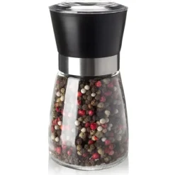 Krydderikværne>Glas peber- og saltkværn 13 cm