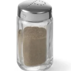 Salt- & Peberstrøere>Glas pebergryde, diameter 40mm højde 70mm sæt med 6 stk. - Hendi 461167