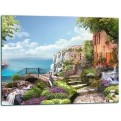 GLAS SKÆREBRÆT 52x40 LANDSKAB Hot