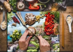 GLAS SKÆREBRÆT 52x40 LANDSKAB Hot