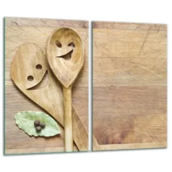 GLAS SKÆREBRÆT 2x 30x52 KØKKEN Outlet