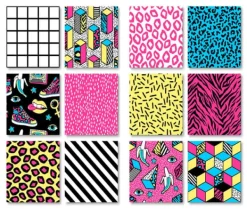 Mad- & Drikkeskabeloner>GLAS SKÆREBRÆT 2x 30x52 MOSAIK