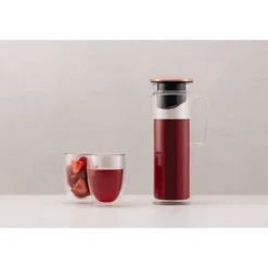 Bodum Glaskande - - Biasca - Kobberlåg med filter - 1,2 L - Transparent New