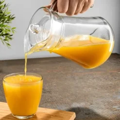 Glaskande med låg 1,4 l Discount