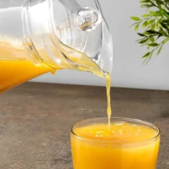 Glaskande med låg 1,4 l Discount