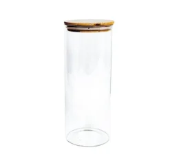 Opbevaringsdåser>Glaskrukke THERON D10xH18cm med låg