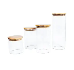 Opbevaringsdåser>Glaskrukke THERON D10xH10cm med låg