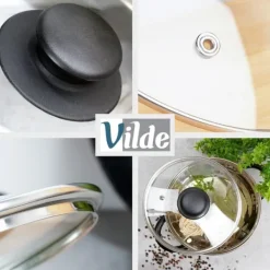 Glaslåg 18 cm Clearance