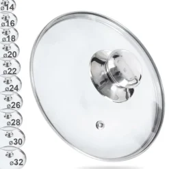 Glaslåg 16 cm Online