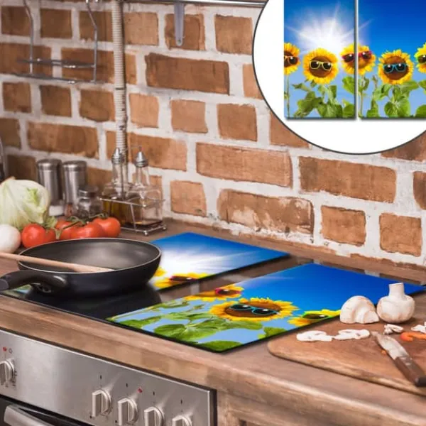 GLASSKÆREBRÆT 2x 30x52 SOLSIKKER Hot