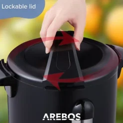 Gløggkedel 6,8 L Rustfrit Stål - Sort Best