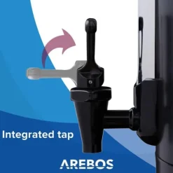 Gløggkedel 6,8 L Rustfrit Stål - Sort Best