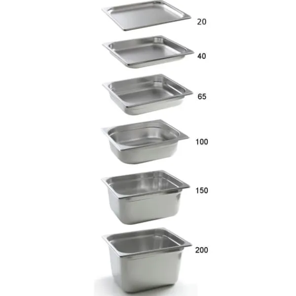 GN 1/3 stålbeholder Køkken Line højde 40 mm - Hendi 806418 Hot