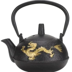 Kaffe- & Tekander>Gold Dragon Jerntekande - 0,3L Kapacitet, Japansk Stil, Skrivebordsdekoration