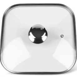 Skålelåg>GRANDE firkantet glaslåg 27x27 cm