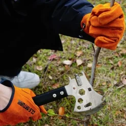 Grydelapper & Grillvanter>Grillhandsker i spaltet læder, varmeisolerende og skoldningssikre handsker