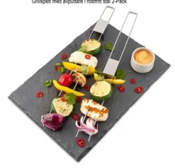 Grillspyd med fjerner 2-pak Clearance