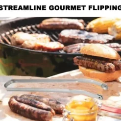 Grilltang i rustfrit stål Grill Grillklemme