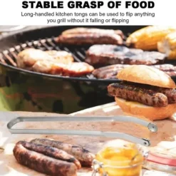 Grilltang i rustfrit stål Grill Grillklemme