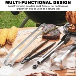 Grilltang i rustfrit stål Grill Grillklemme