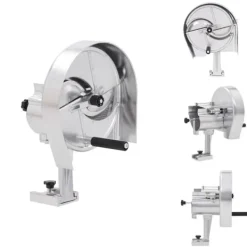 Køkkenskiver>Grøntsagsskærere - Living manuel grøntsagsskærer 22 x 44,5 cm aluminium sølvfarvet