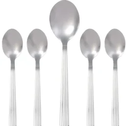 Bestik>Groovy Dessert Sæt, 5 dele - Aida