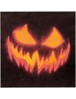 Halloween servietter med græskar - 12 stk. Size-Standard Hot