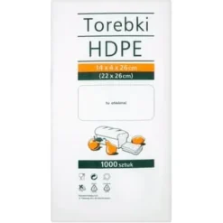 Madopbevaringsposer>HDPE-fødevareposer 14x4x26 cm 1000 stk.