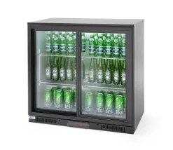 Hendi bar-køleskab med skydedør, 197L, kølemontre Discount