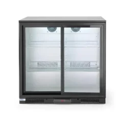 Hendi bar-køleskab med skydedør, 197L, kølemontre Discount