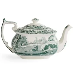 Kaffe- & Tekander>Heritage Green Italiensk Tekande, 1,1L - Spode