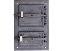 HERMETISK STØBEJERNSLÅGE TIL KOMFUR, STOR, MED REB NR. 1 - K/DRZ ZEL 3 Online