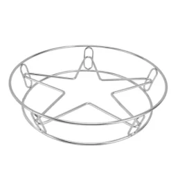 Grydelapper & Grillvanter>Högt underläggsställ Stativ Stabil bas Multifunktionellt rostskydd Hög temperaturbeständighet Ångställning för hemmet