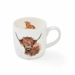 Kaffe- & Teservicer>Highland Cow 31cl - Royal Worcester