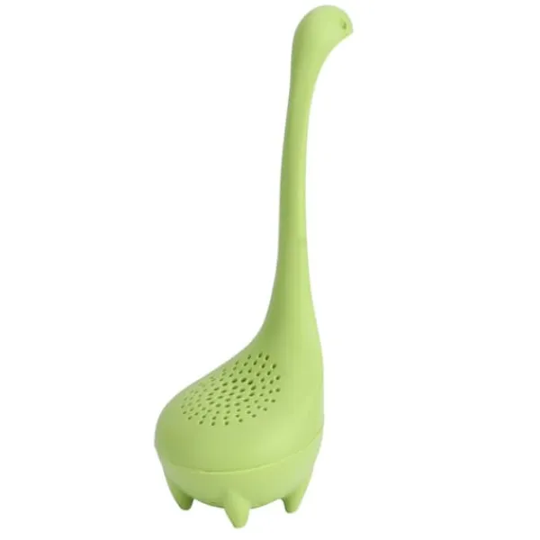 Tefiltre>Hjemmekontor Løsebladste Infuser Stejlere Sød Form Silikone Tebladsi Filtertilbehør Grøn