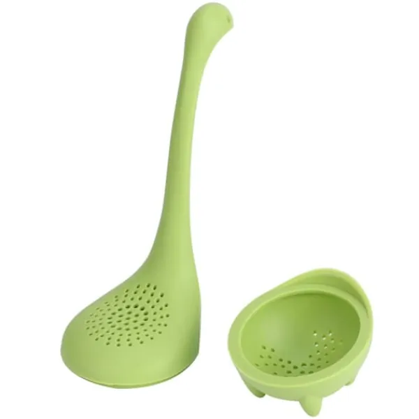Tefiltre>Hjemmekontor Løsebladste Infuser Stejlere Sød Form Silikone Tebladsi Filtertilbehør Grøn