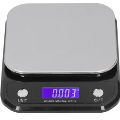 Køkkenvægte>Højpræcisions digital vægt Bærbar elektronisk køkkenvægt Madmålingsværktøj (5 kg/0,1 g)