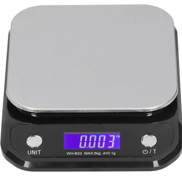 Køkkenvægte>Højpræcisions digital vægt Bærbar elektronisk køkkenvægt Madmålingsværktøj (5 kg/0,1 g)