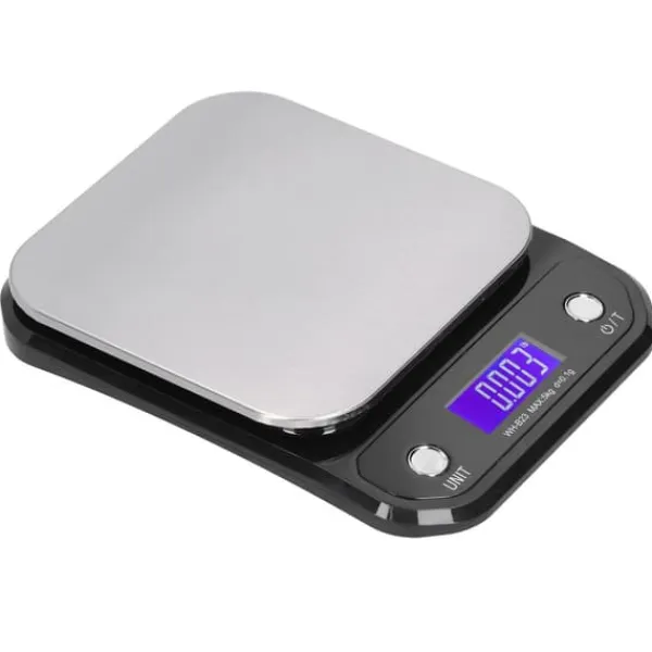 Køkkenvægte>Højpræcisions digital vægt Bærbar elektronisk køkkenvægt Madmålingsværktøj (5 kg/0,1 g)