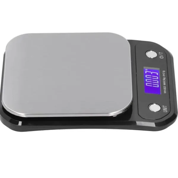 Køkkenvægte>Højpræcisions digital vægt Bærbar elektronisk køkkenvægt Madmålingsværktøj (5 kg/0,1 g)