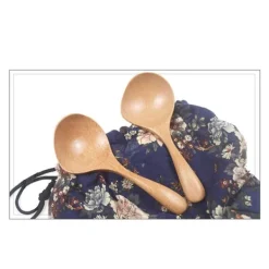 Håndlavede træskeer med høj temperatur, sikker og miljøvenlig træske med langt skaft til køkkenet Discount