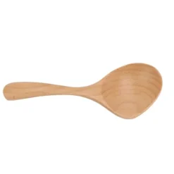 Håndlavede træskeer med høj temperatur, sikker og miljøvenlig træske med langt skaft til køkkenet Discount