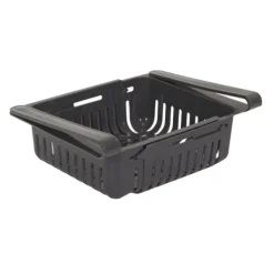 Hængende køleskabskurv, grå, justerbar bredde Sale