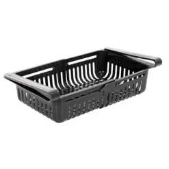 Hængende køleskabskurv, grå, justerbar bredde Sale