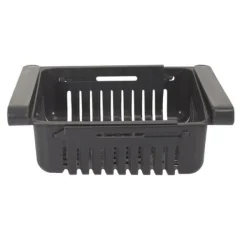 Hængende køleskabskurv, grå, justerbar bredde Sale