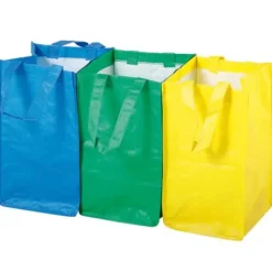 Affaldssorteringsspande>Holdbare affaldssorteringsposer, SÆT med 3 x 21L